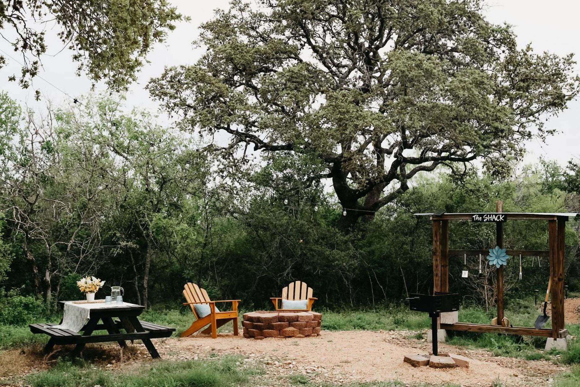 The Maverick: A-Frame W/ Hammock And Tree Top View New Braunfels Εξωτερικό φωτογραφία
