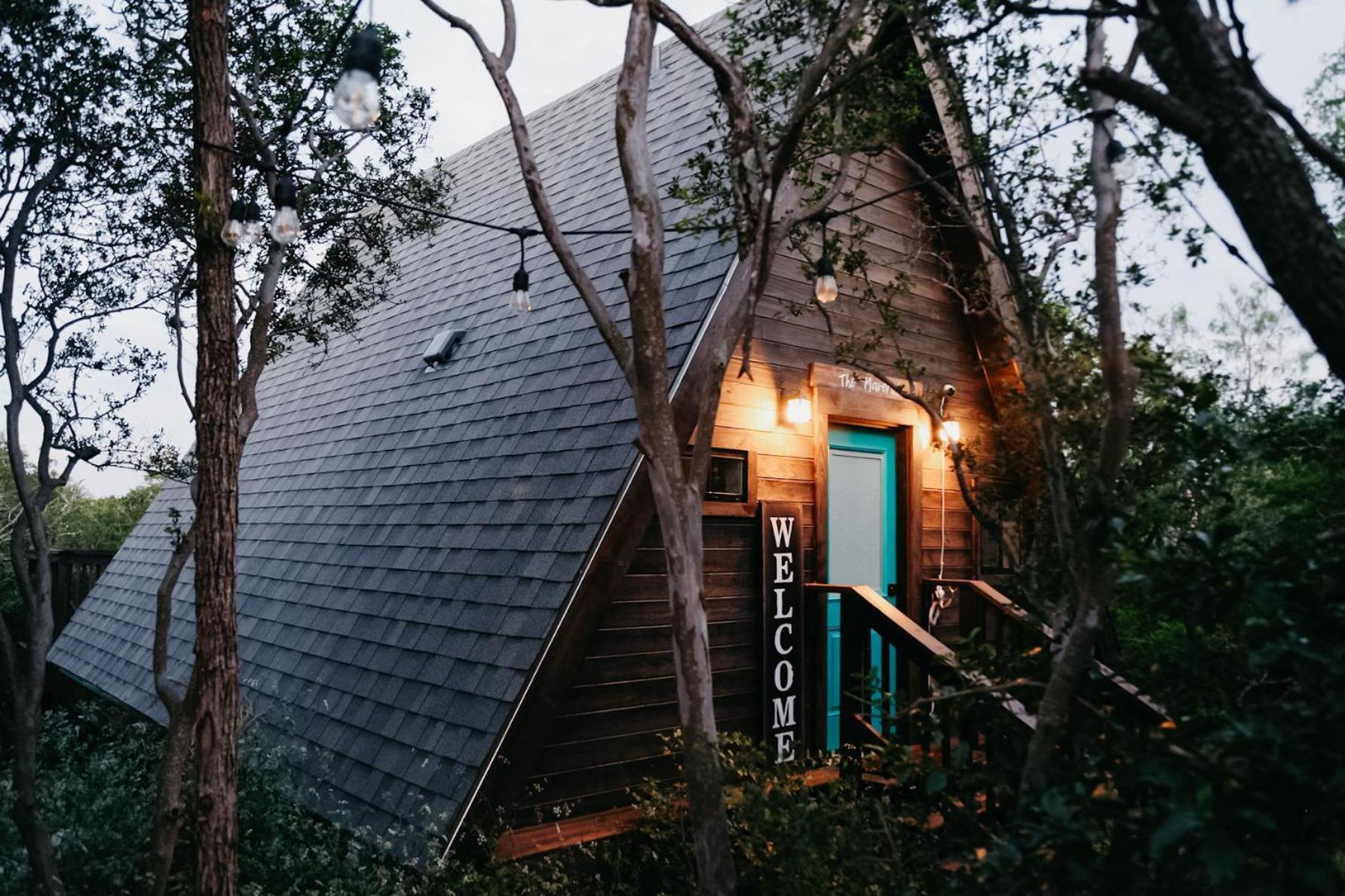 The Maverick: A-Frame W/ Hammock And Tree Top View New Braunfels Εξωτερικό φωτογραφία